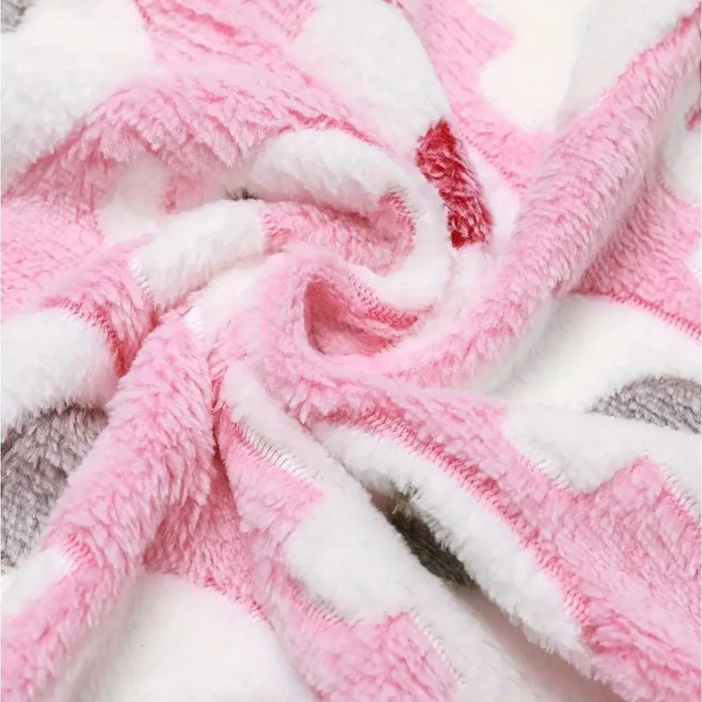 Elephant‎ Warm Soft Fluffy Fleece Flannel Pet Cat Dog Blanket Mat MEDIUM 21